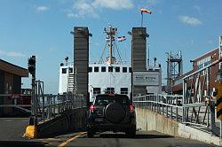 ferry van Rivière du Loup naar Saint Siméon